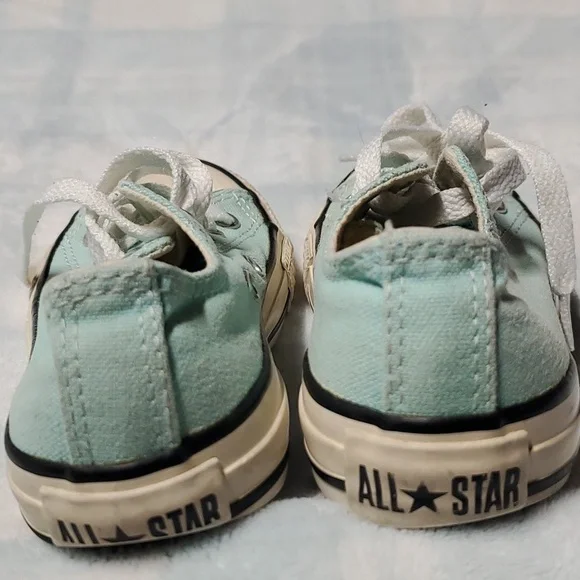 CONVERSE ALL STAR GIRLS BLUE SHOES SIZE 11 - Picture 4 of 12